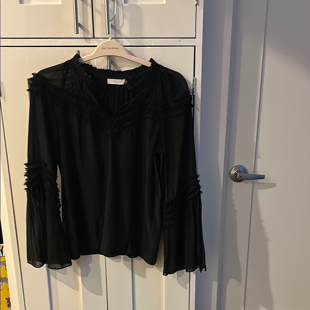 Elegant Black Women's Top